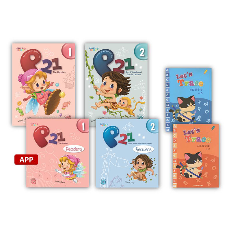 初階自然發音閱讀套組 字母與短母音 6本書 Mp3 App 親子天下shopping 親子教育電商第一品牌